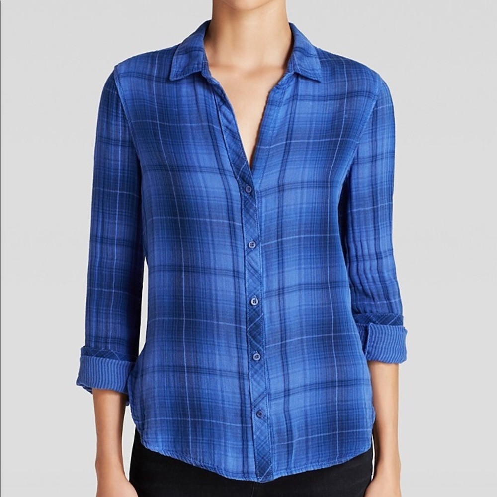 Bella Dahl Plaid Button Down
